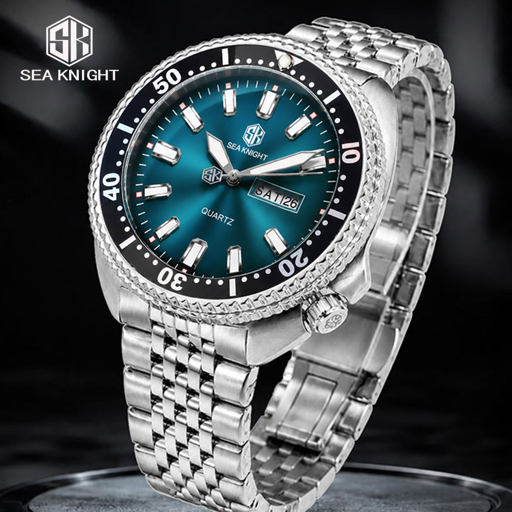 Smartwatch Casual Watches For Men - SEA KNIGHT Nuevo Reloj de Cuarzo
