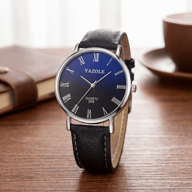 Smartwatch Casual Watches For Men - Relojes de cuarzo minimalistas YAZOLE para