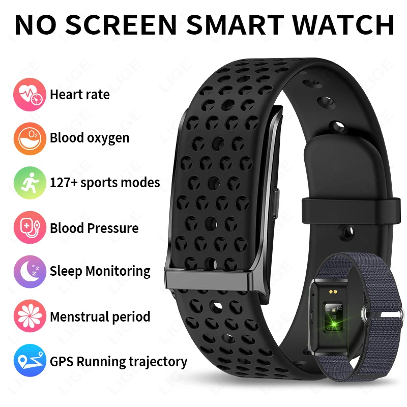Smartwatch Latest Watches For Men - Reloj inteligente LIGE sin pantalla, pulseras