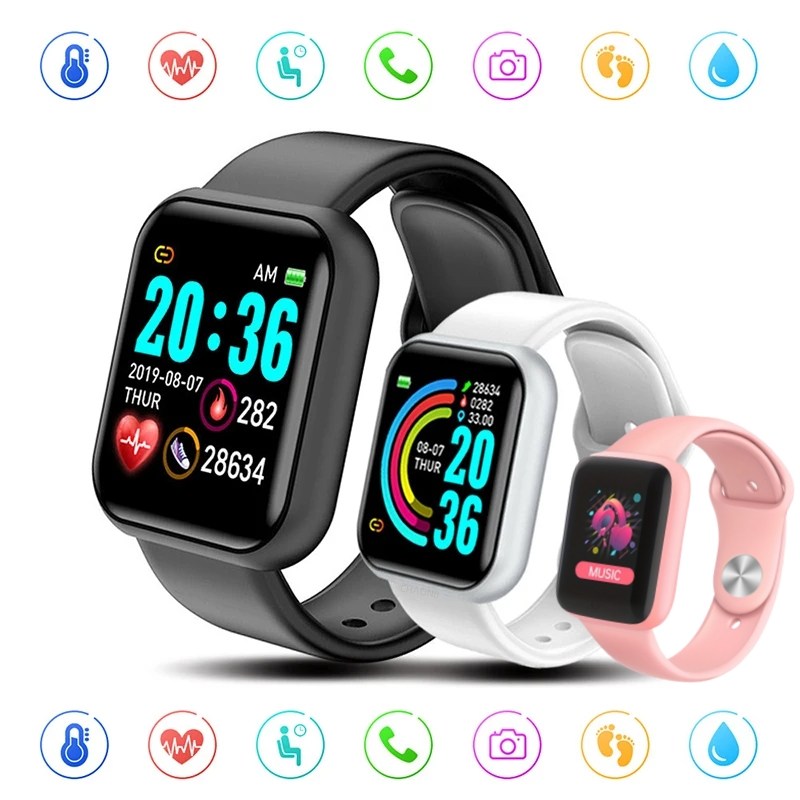 Smartwatch Health Watches - Relojes inteligentes deportivos con Bluetooth, pantalla