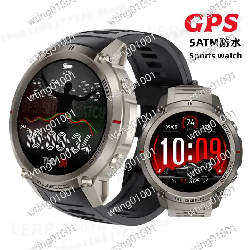 Heart Rate Gps Watch - Reloj Inteligente DM59 con Llamadas Bluetooth,