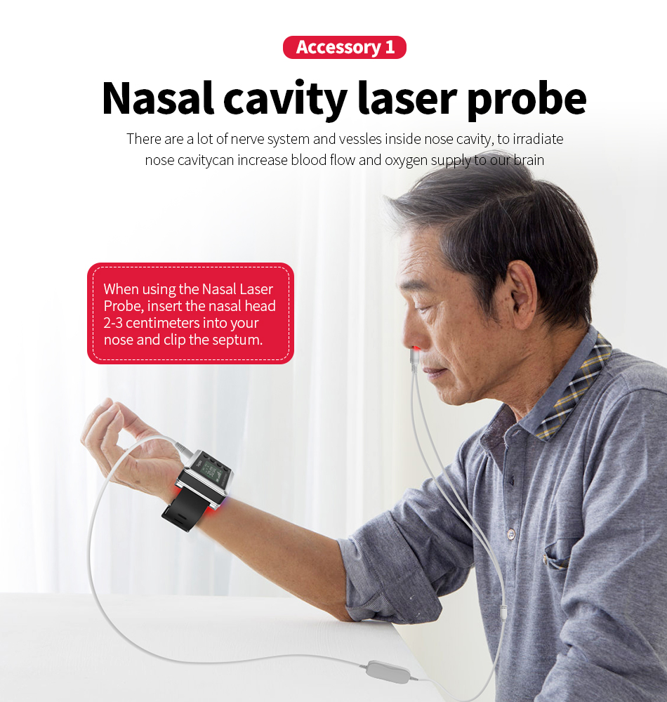 Smartwatch Health Watches - Reloj de terapia con láser LED
