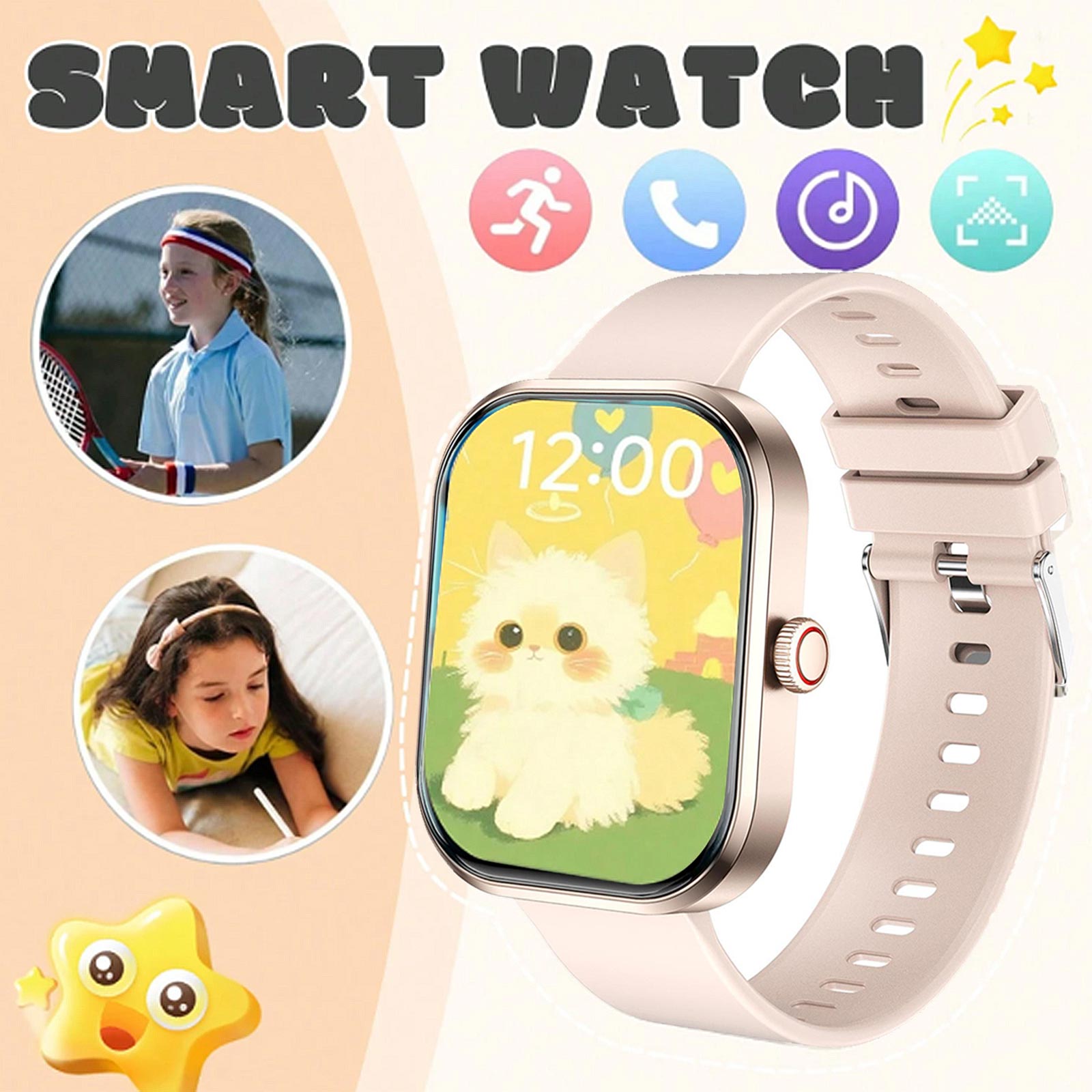 Smartwatch Watches Wallpaper - Reloj inteligente para niños que ahorra