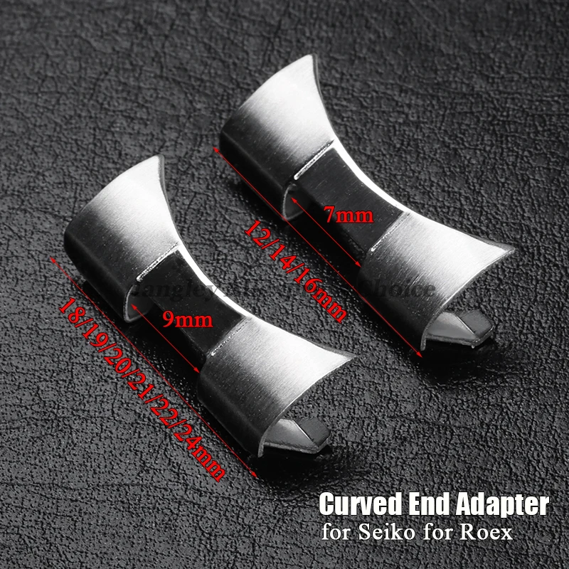 Replacement Watch Bracelet - Enlace de extremo curvado para conector