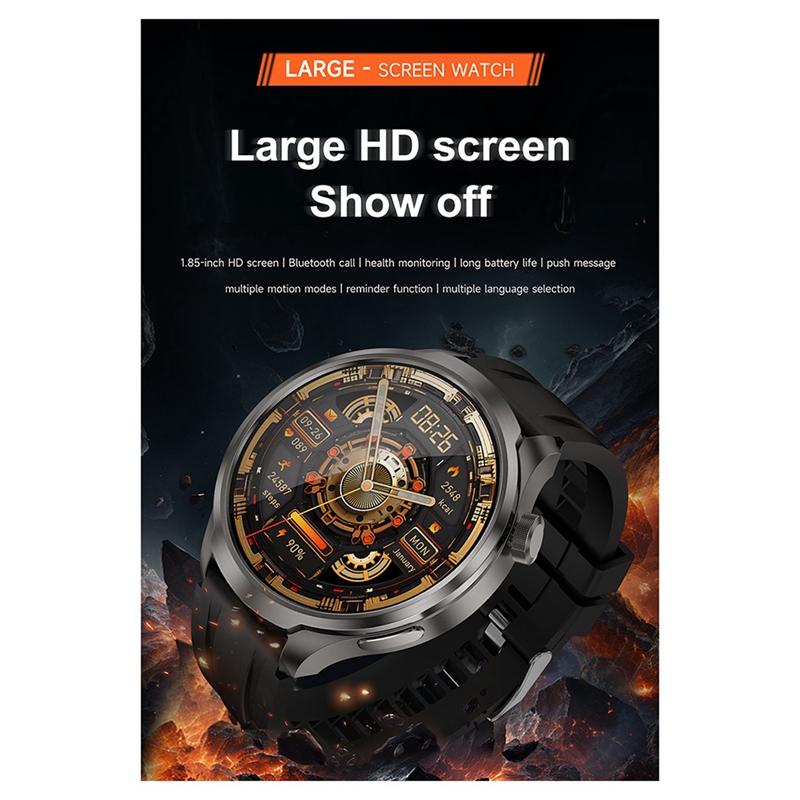 Heart Rate Gps Watch - Reloj inteligente Ultra HD de 1,85