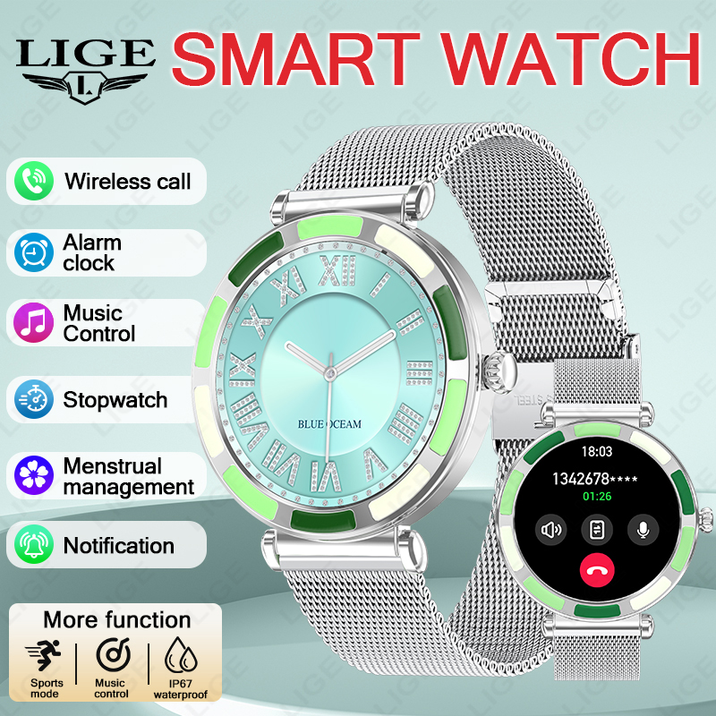Smartwatch Luxury Watches For Women - Relojes inteligentes LIGE de lujo para