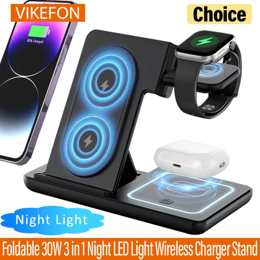 Watches Smartwatch Samsung - Soporte de cargador inalámbrico con luz
