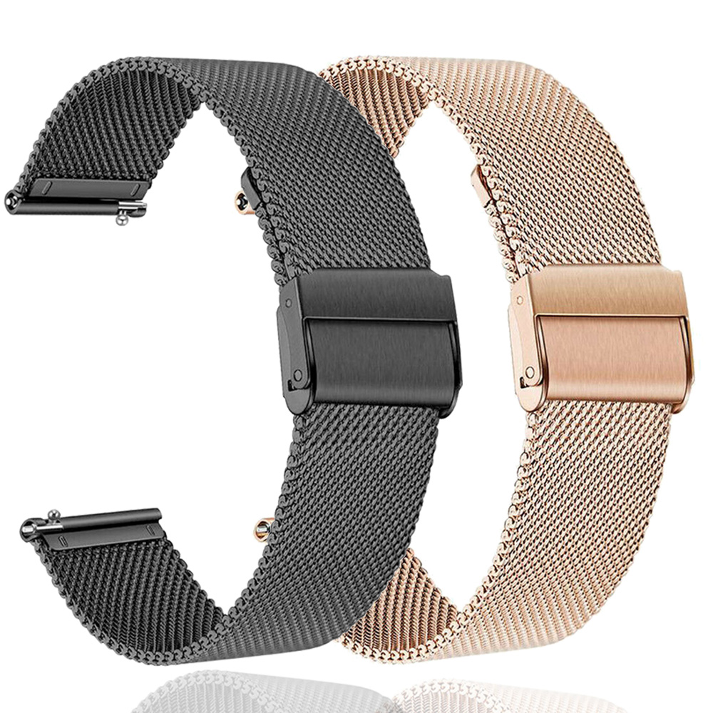 Fossil Watches Smartwatch Hybrid - Correa de acero inoxidable de 22mm