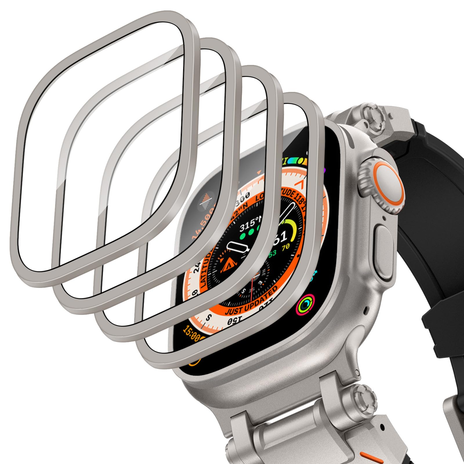 Smartwatch Watches For Mens - Funda de aleación de aluminio +