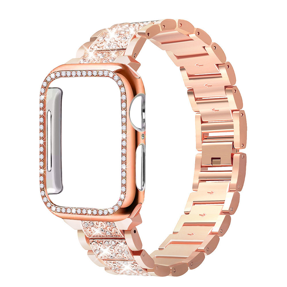 Funda + correa brillante para  - Smartwatch Luxury Watches For Women reseña y precio