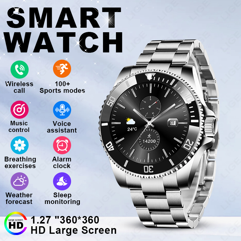 Reloj Inteligente LIGE 2026 co - Smartwatch Health Watches reseña y precio