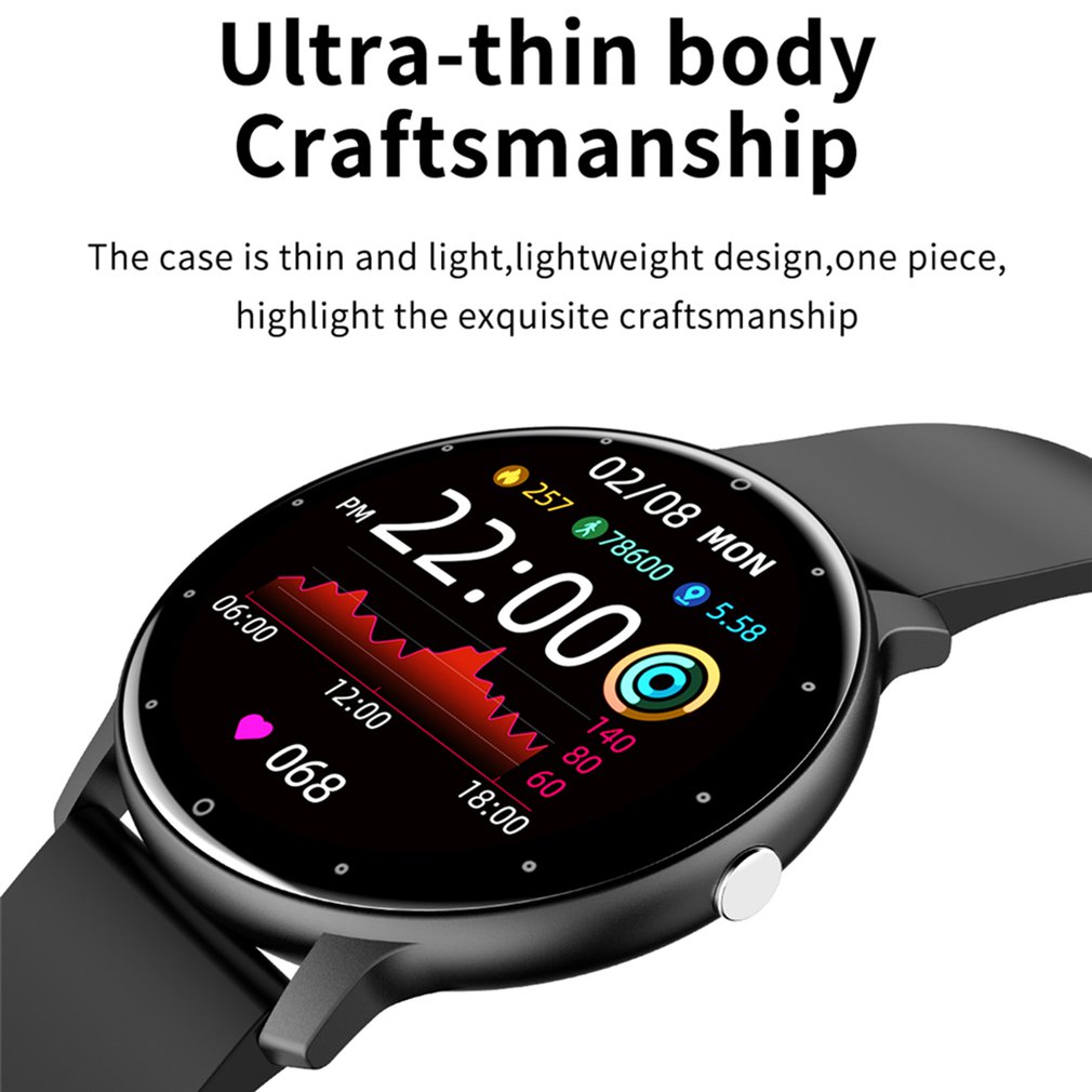 Reloj inteligente ZL02 deporti - Smartwatch Ladies Watches For Women reseña y precio