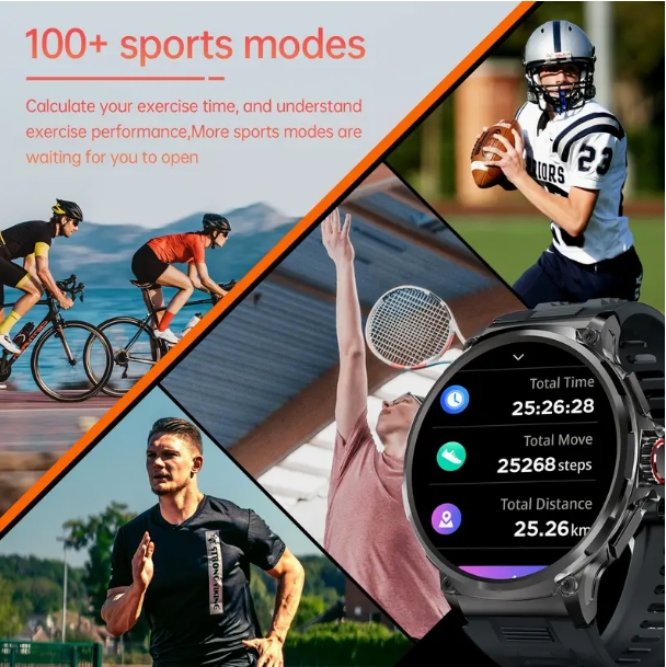 2025 nuevo 710 mAh BT llamada  - Heart Rate Gps Watch reseña y precio