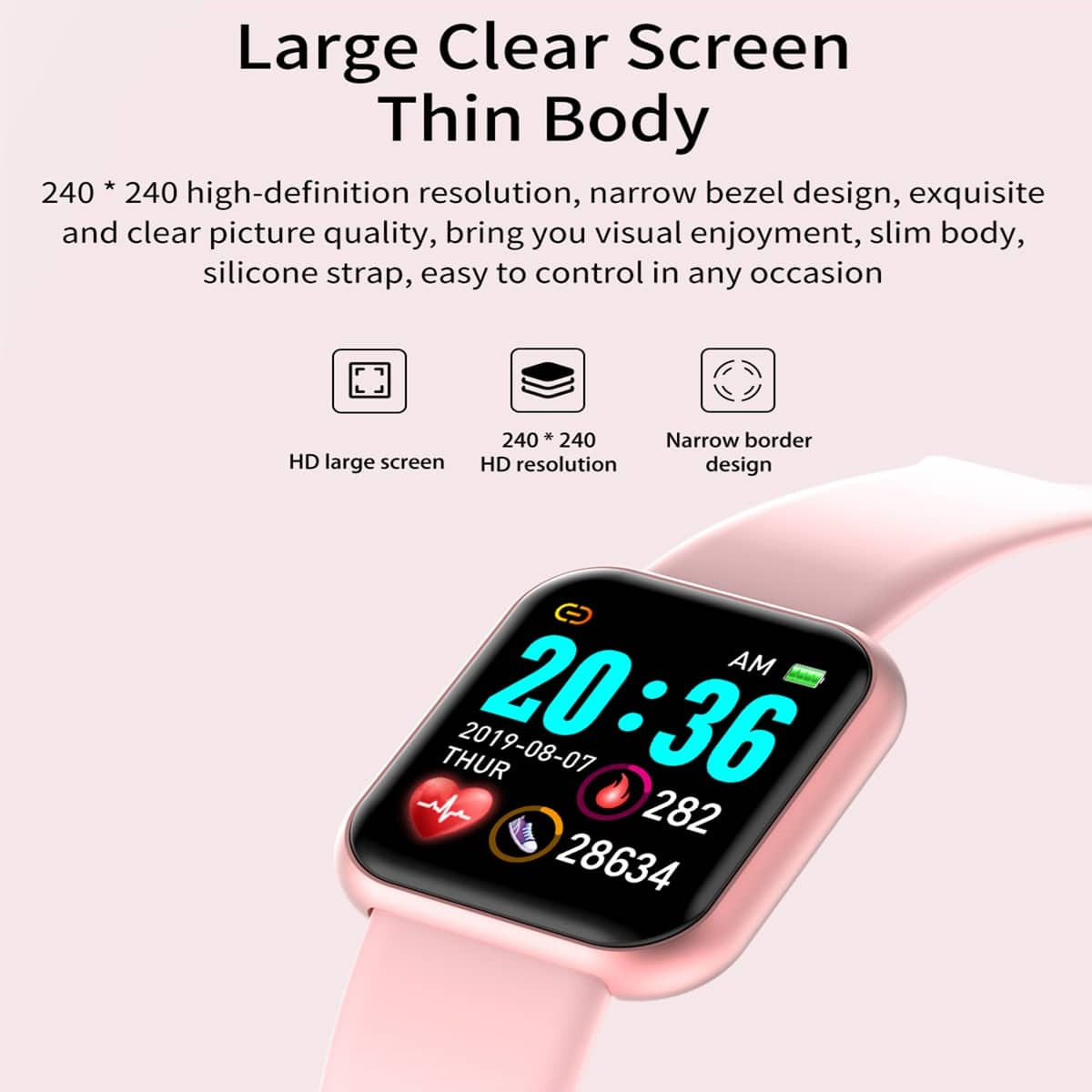 Reloj inteligente Y68 D20 para - Smartwatch Watches For Mens reseña y precio