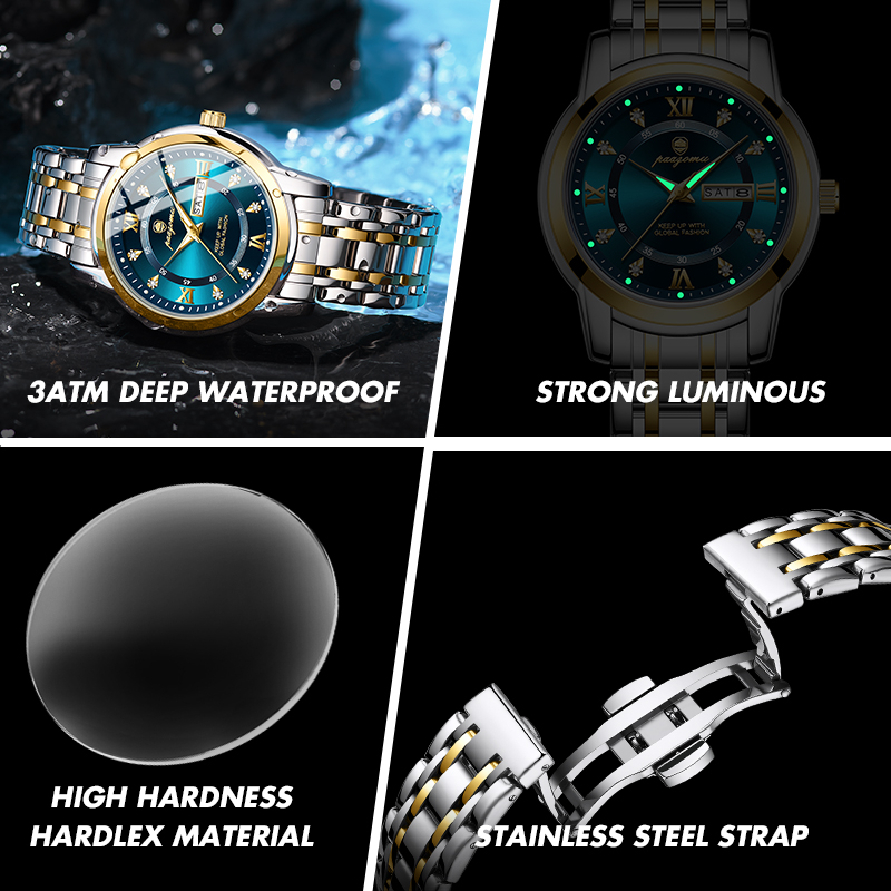 Reloj PAAZOMU para hombre y mu - Smartwatch Casual Watches For Men reseña y precio