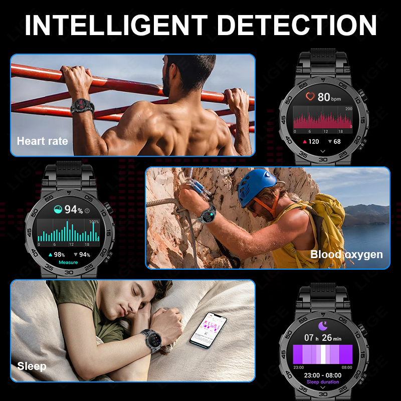 Reloj inteligente LIGE con pap - Smartwatch Watches Wallpaper reseña y precio