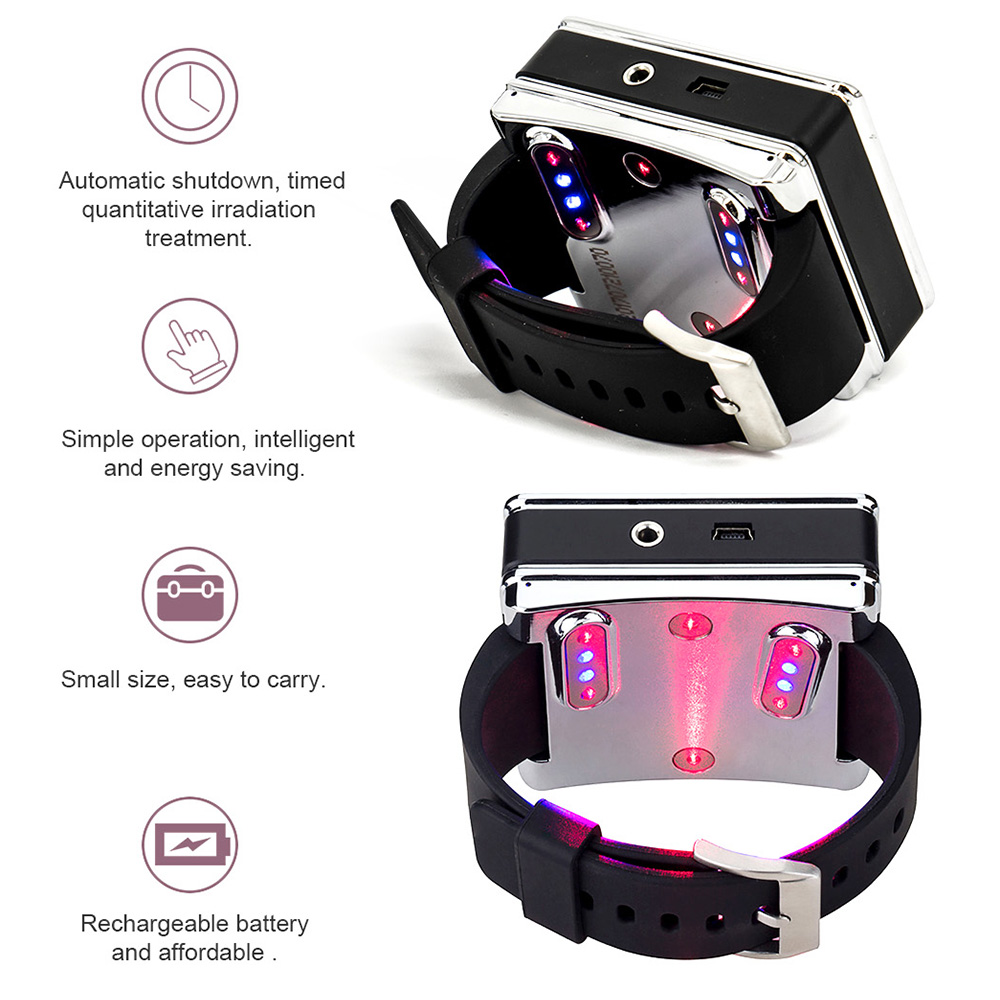 Reloj de terapia con láser LED - Smartwatch Health Watches reseña y precio