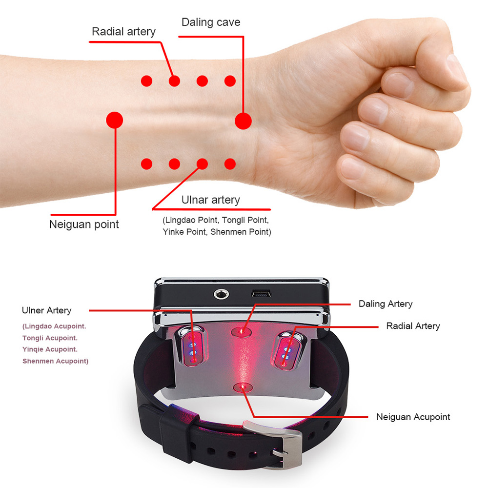Reloj de terapia con láser LED - Smartwatch Health Watches reseña y precio