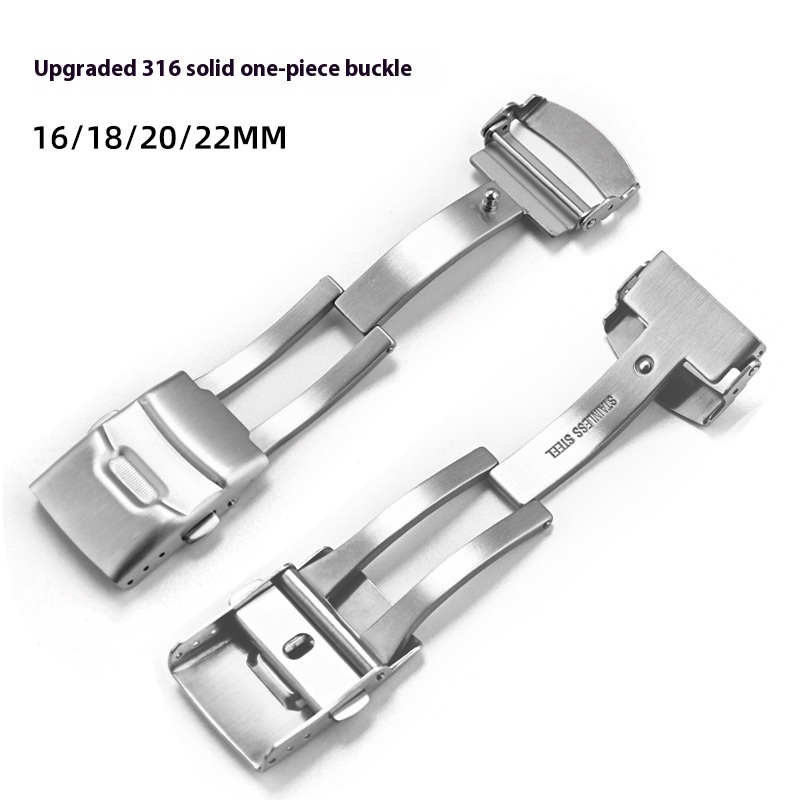 16mm 18mm 20mm 22mm cierre de  - Replacement Watch Bracelet reseña y precio