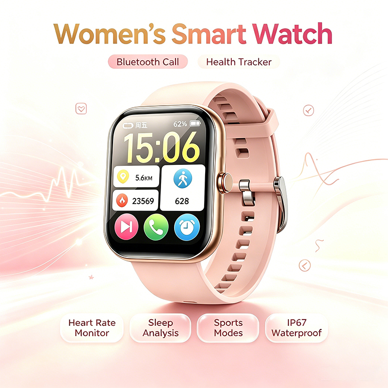 Reloj inteligente para mujer c - Smartwatch Ladies Watches For Women reseña y precio