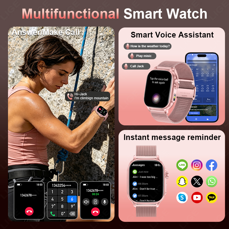 Nuevo Reloj Inteligente 2026 c - Smartwatch New Watches For Women reseña y precio