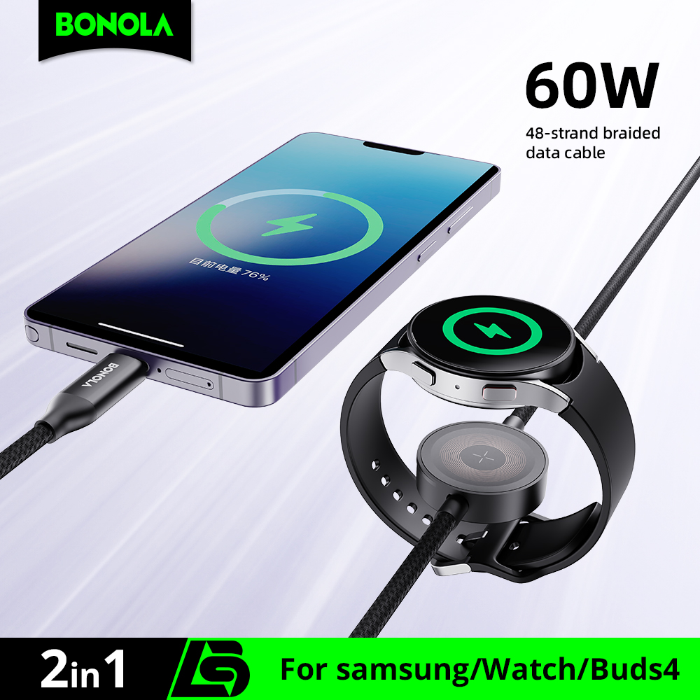 Cargador Bonola 2 en 1 para Ga - Watches Smartwatch Samsung reseña y precio