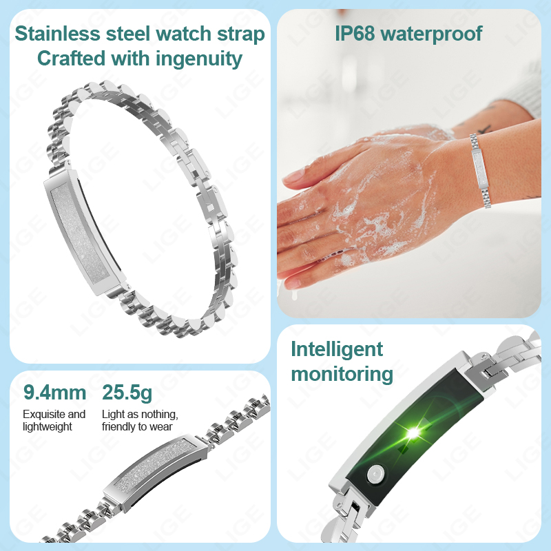 LIGE pulsera inteligente de sa - Couple Watches Smartwatch reseña y precio