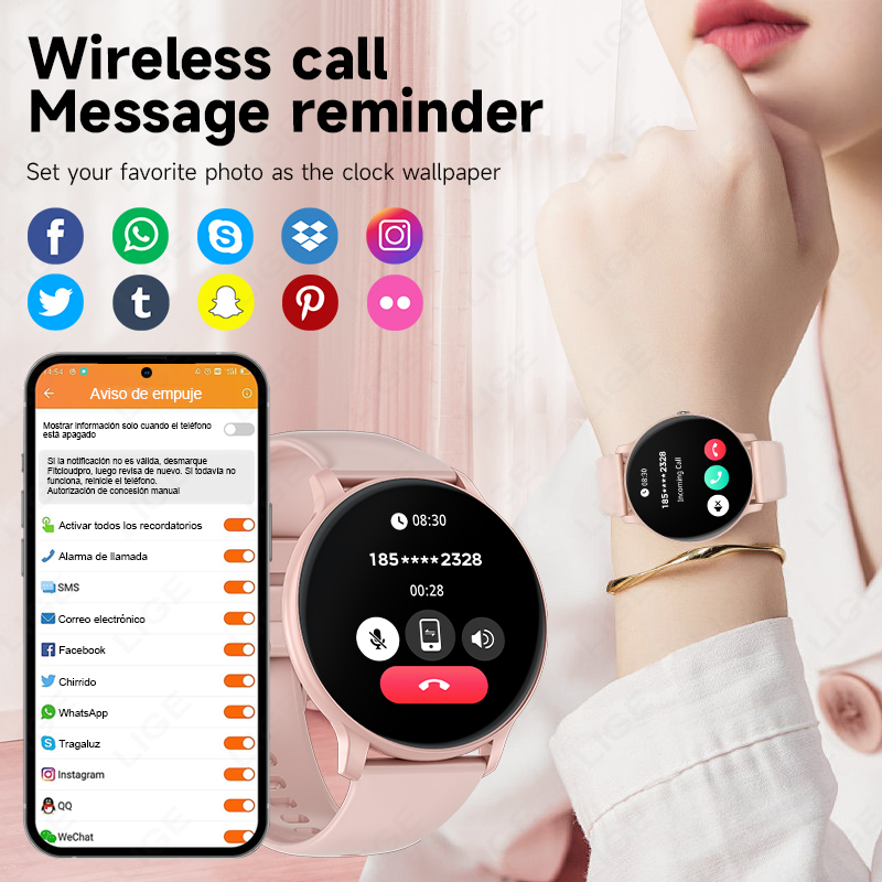 Reloj Inteligente 2026 para Ho - Smartwatch Ladies Watches For Women reseña y precio