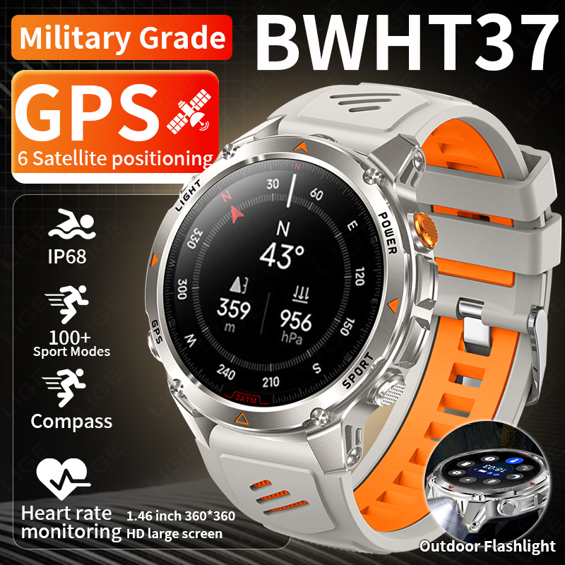 LIGE-reloj inteligente con seg - Watch Smartwatch reseña y precio