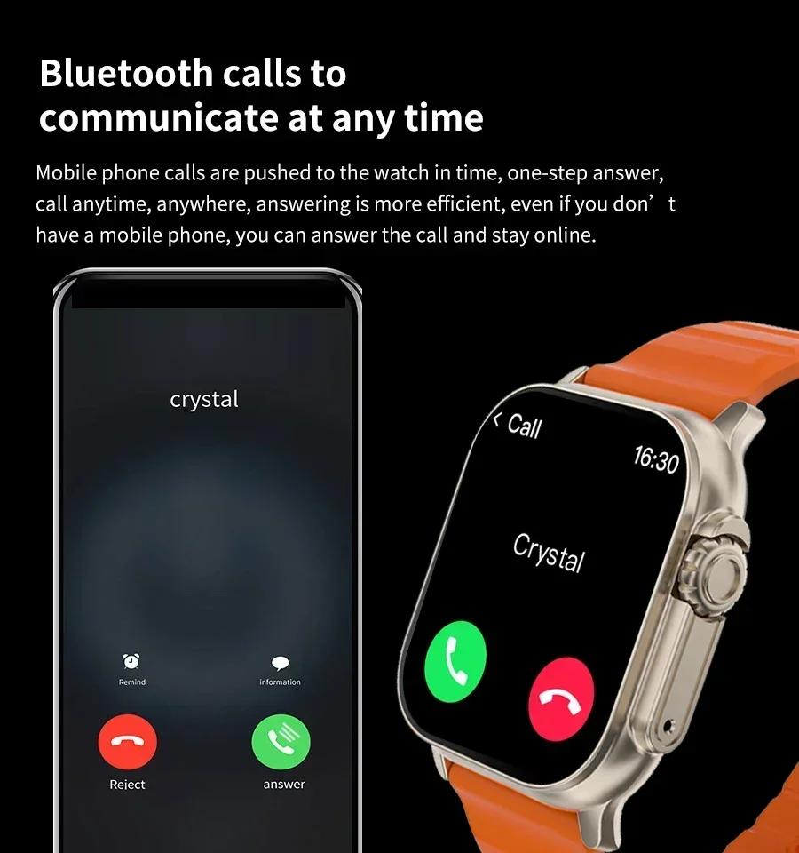 Nuevo Reloj Inteligente Serie  - Smartwatch Watches For Mens reseña y precio