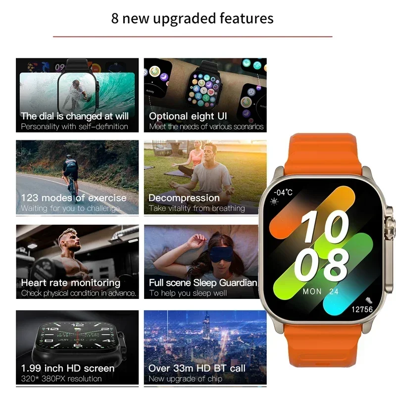 Nuevo Reloj Inteligente Serie  - Smartwatch Watches For Mens reseña y precio