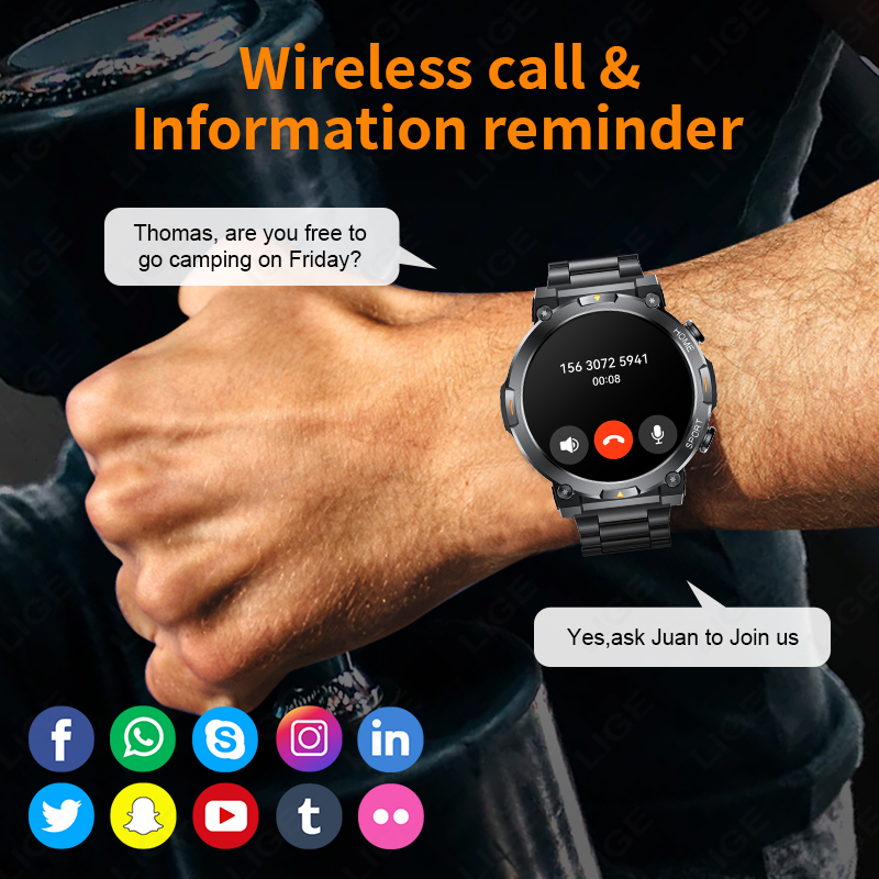 Reloj Inteligente Deportivo LI - Smartwatch Latest Watches For Men reseña y precio