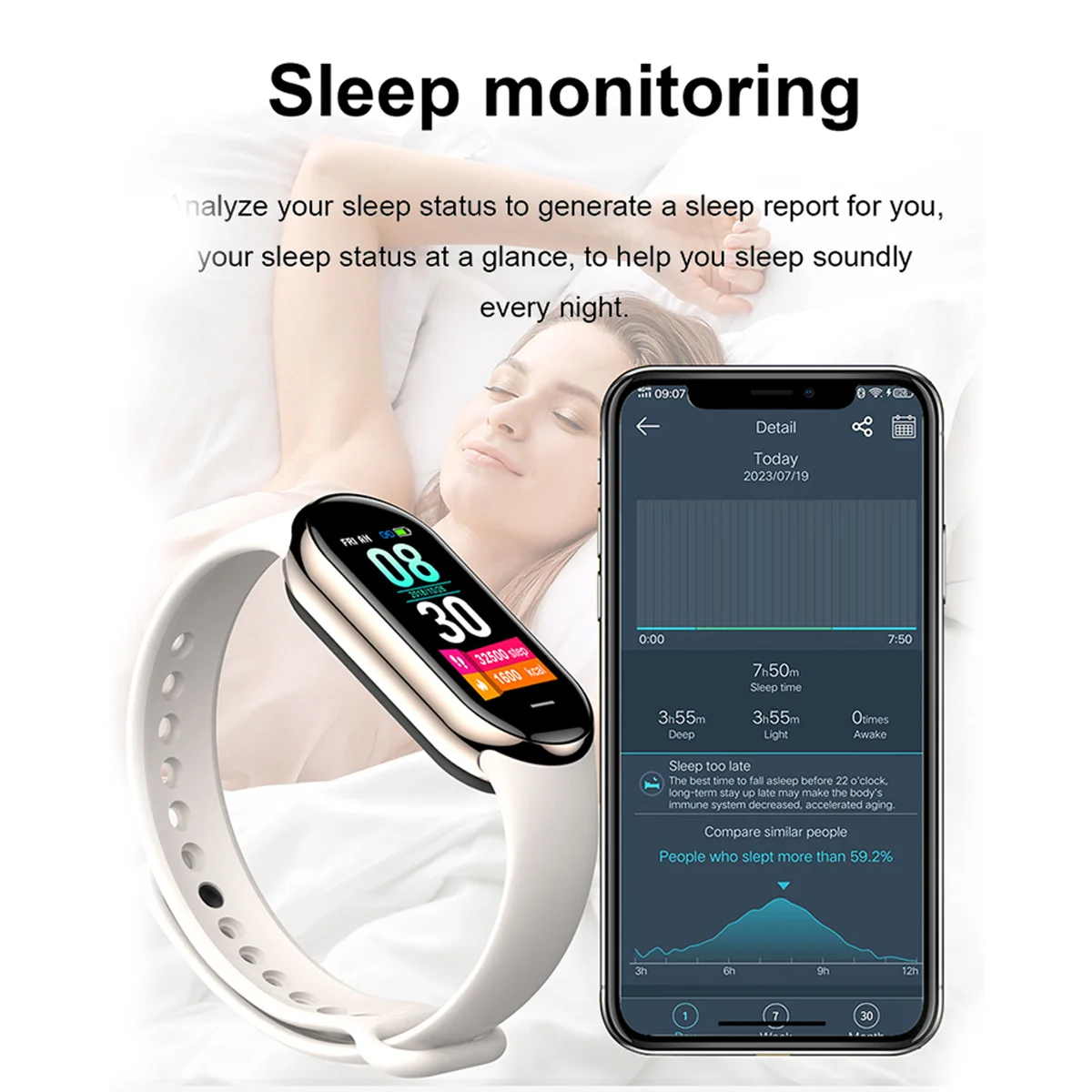 Nuevo Original pequeño M8 band - Smartwatch New Watches For Women reseña y precio