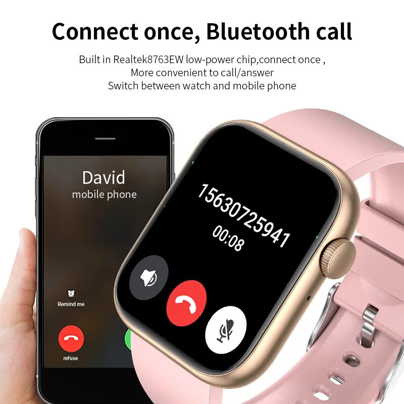 LIGE-reloj inteligente para ho - Smartwatch Ladies Watches For Women reseña y precio