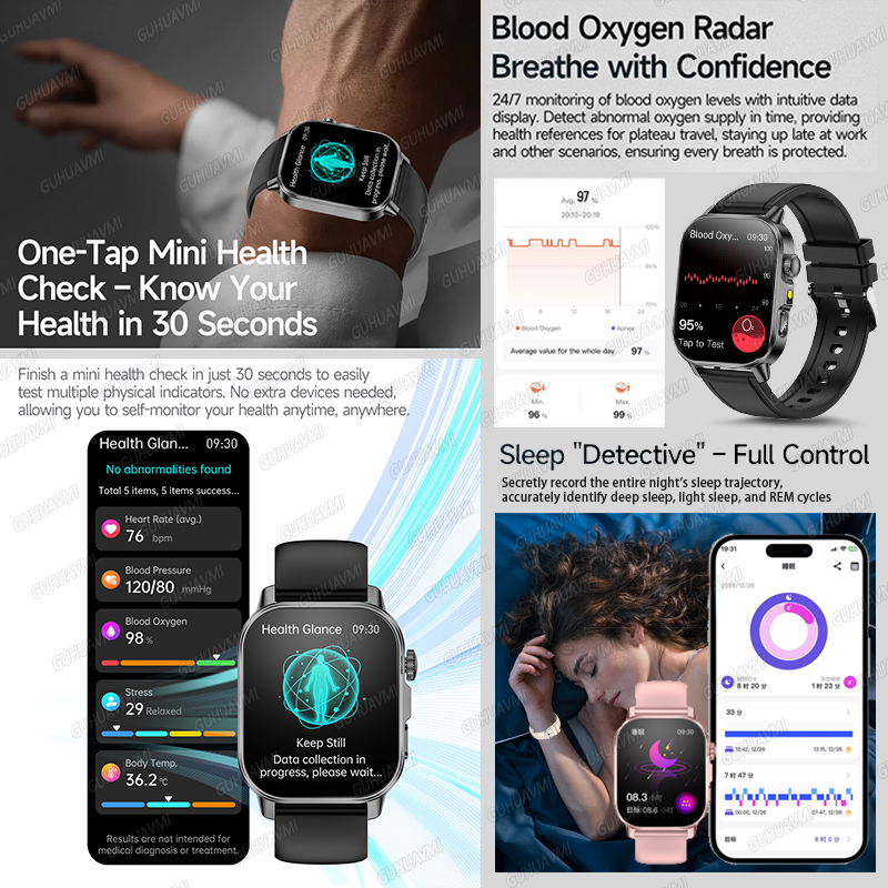 Reloj Inteligente de Salud 202 - Smartwatch Health Watches reseña y precio