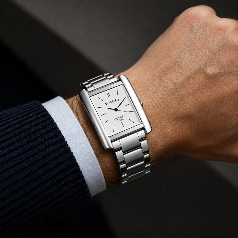 Reloj de lujo de acero inoxida - Smartwatch Casual Watches For Men reseña y precio