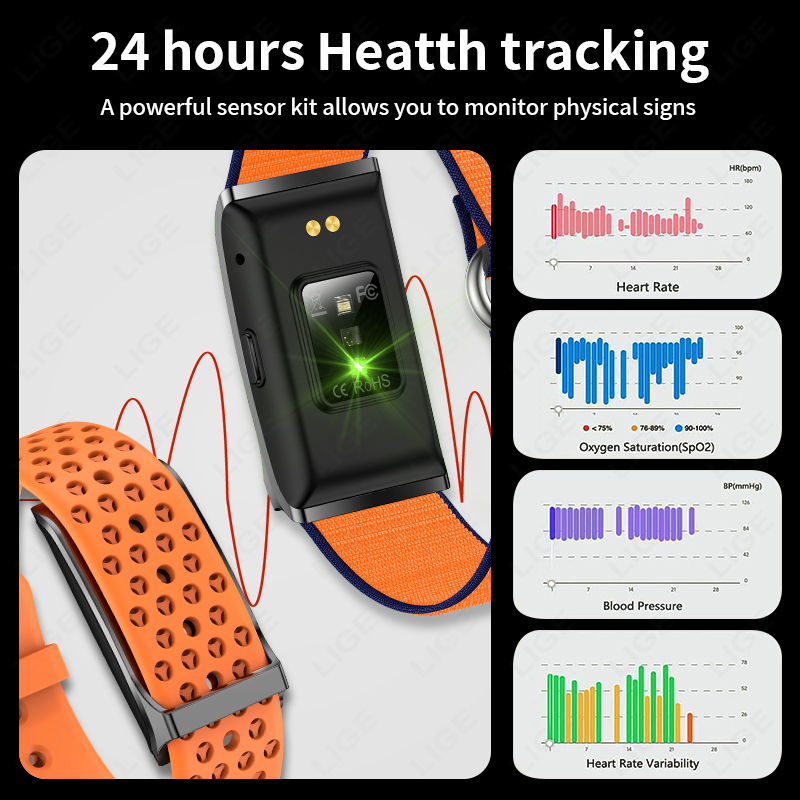 Pulsera Inteligente LIGE con R - Couple Watches Smartwatch reseña y precio