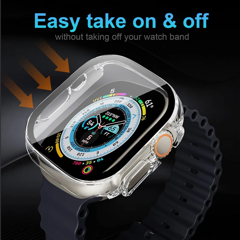Vidrio + funda para Apple Watc - Smartwatch Luxury Watches reseña y precio